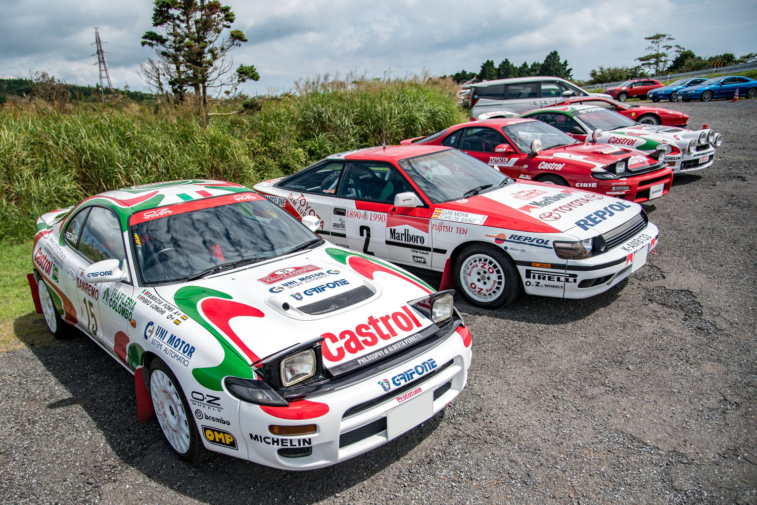 OZホイール」を履いた75台が集合！ フェラーリからラリー仕様も