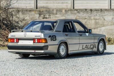 30万8750スイスフラン（邦貨換算約5100万円）で落札されたメルセデス・ベンツ「190E 2.3-16 ニュルブルクリンク」（C）Courtesy of RM Sotheby's