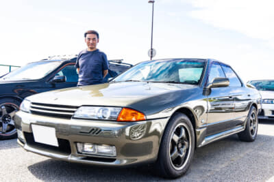 R32型スカイライン オーテックバージョンと、オーナーの“jun-jun”さん