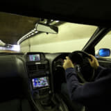 高速道路での試乗風景