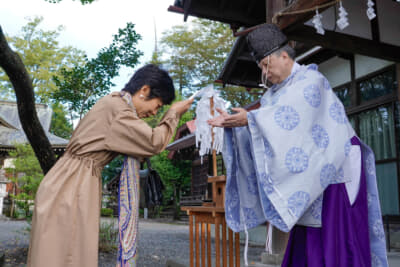 皆野椋神社で交通安全の祈願をしツーリングへ出発