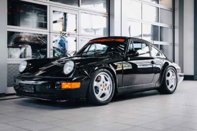 2500スイスフラン（邦貨換算約4154万円）で落札されたポルシェ「911RS N/GT」（C）Courtesy of RM Sotheby's