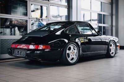 2500スイスフラン（邦貨換算約4154万円）で落札されたポルシェ「911RS N/GT」（C）Courtesy of RM Sotheby's