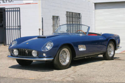 フェラーリ「250GT スパイダー・カリフォルニア 」。画像は1959年製のLWB版