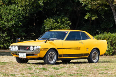 1973年式トヨタ セリカ1600GT。トヨタ自動車と新明工業によってレストアされた