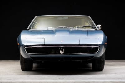 1968年生産のマセラティ「ギブリ」のフロント