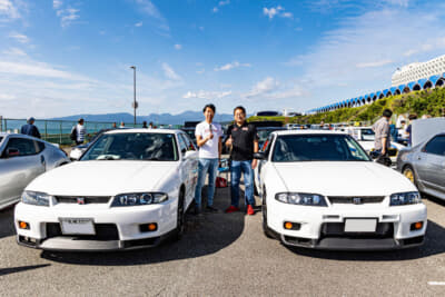 北海道から来た“せんしゅ～”さんと、関東の“ジェフ”さんでオーナー同士交流を深めていた