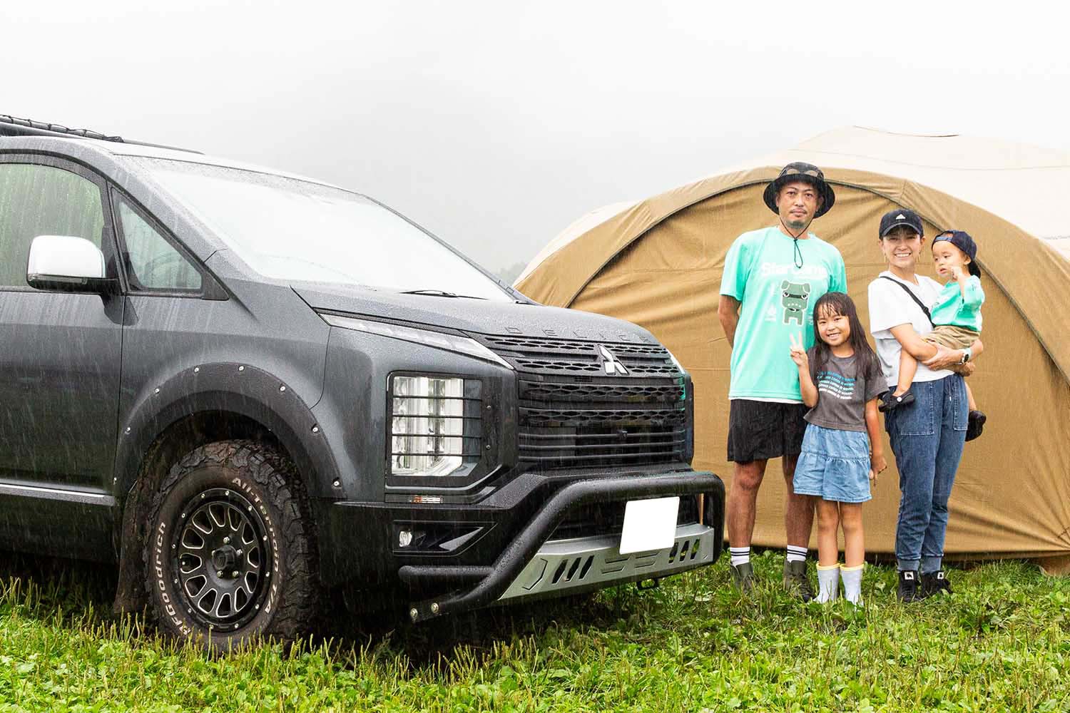 三菱「デリカD:5」はキャンプだけでなくカスタムも楽しめる！「子ども