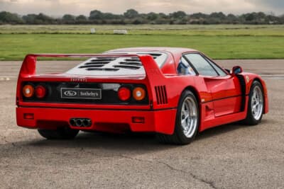 196万2500ポンド（邦貨換算約3億6306万円）で落札されたフェラーリ「F40」（C）Courtesy of RM Sotheby's