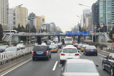 中国の渋滞の様子