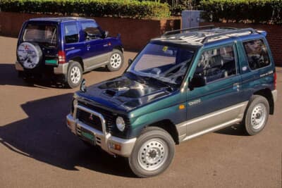 三菱パジェロの性能を軽自動車サイズに凝縮したモデルとして登場したのがパジェロミニだった