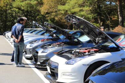 2007年から現在まで、少量ながらも生産が続けられているR35型。最も参加台数が多かった