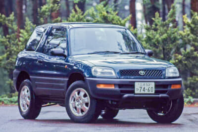 トヨタ「セリカ」などのコンポーネントを流用した“ライトクロカン”と呼ばれたRAV4