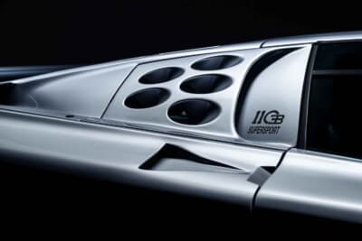 流札となったブガッティ「EB110SS プロトタイプ」（C）Courtesy of RM Sotheby's