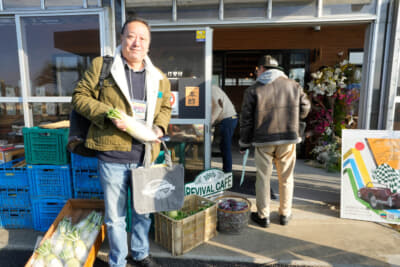 リバイバルカフェでも使用されるマルネ農園さんの三浦野菜という嬉しいお土産