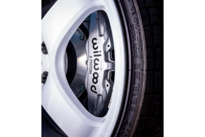 6ポット×335φ仕様のウィルウッド製ブレーキ