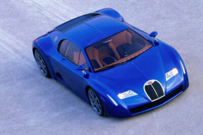 1999年のフランクフルトでは初のミッドシップ・スーパーカー、EB18/3シロンが発表された