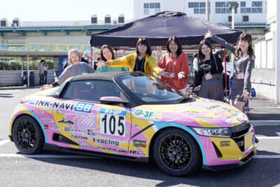 この日のイベントでは、「K4GP」に挑戦するS660乗りの女性だけのチームとマシンもお披露目された