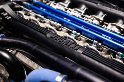 流札となったブガッティ「EB110SS プロトタイプ」（C）Courtesy of RM Sotheby's