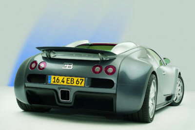 2003年時点のヴェイロンEB16.4プロトタイプ