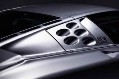 流札となったブガッティ「EB110SS プロトタイプ」（C）Courtesy of RM Sotheby's