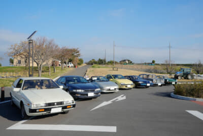 準備から当日までイベント実行委員として支えた常連若者の愛車たち