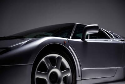 流札となったブガッティ「EB110SS プロトタイプ」（C）Courtesy of RM Sotheby's