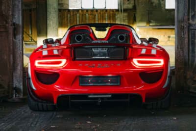 流札となったポルシェ「918スパイダー」（C）Courtesy of RM Sotheby's