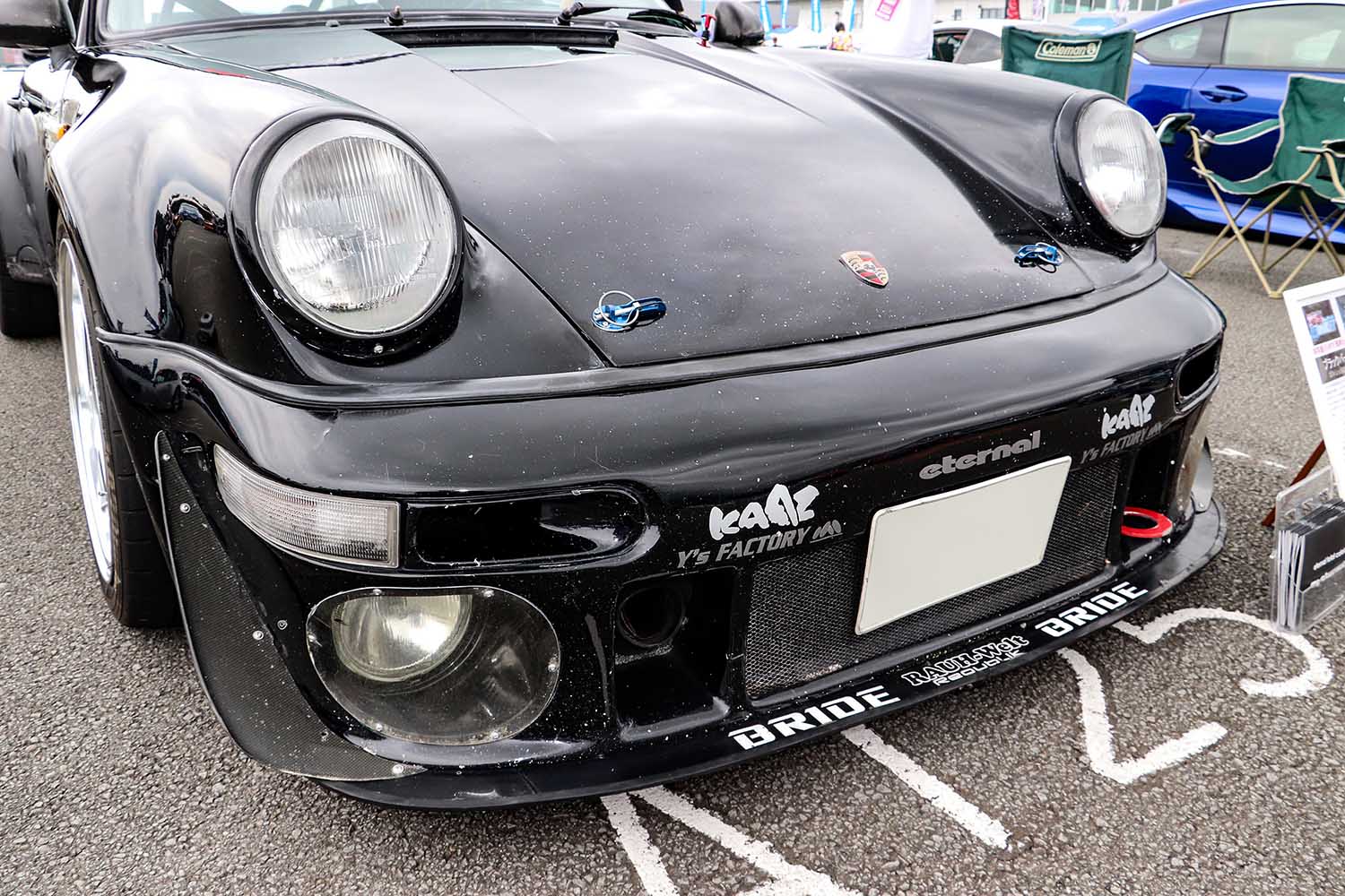 ポルシェ964にて使用しておりました、ボルク TE37、1本。 - タイヤ、ホイール