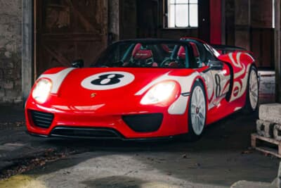 流札となったポルシェ「918スパイダー」（C）Courtesy of RM Sotheby's