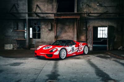 流札となったポルシェ「918スパイダー」（C）Courtesy of RM Sotheby's