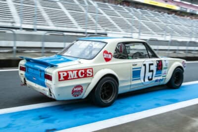 1972年式のハコスカをベースとしてGT-Rの50勝記念車を1980年代に製作