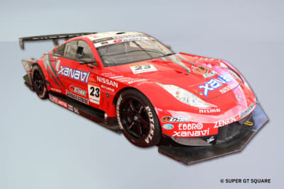 GT500に参戦しているSUPER GTマシンが登場