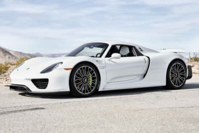 流札となったポルシェ「918スパイダー」（C）Courtesy of RM Sotheby's