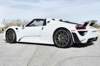 流札となったポルシェ「918スパイダー」（C）Courtesy of RM Sotheby's