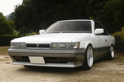 上田さんの愛車は1988年（昭和63年）式となるため、前期型の最終仕様となる。排気量2000ccのSOHCジェットターボ空冷インタークラ―装備のVG20ETエンジンを搭載。155psを発生した