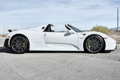 流札となったポルシェ「918スパイダー」（C）Courtesy of RM Sotheby's