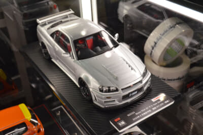 8月発売予定の1/18 Nismo R34 GT-R Z-tune