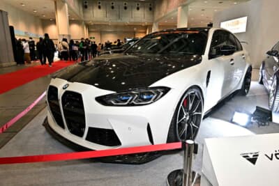 T's Clubのデモカー、BMW M3も展示されていた