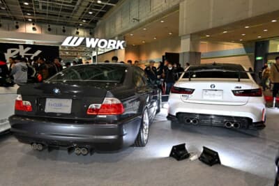 新旧BMWなど、幅広いモデルを展示