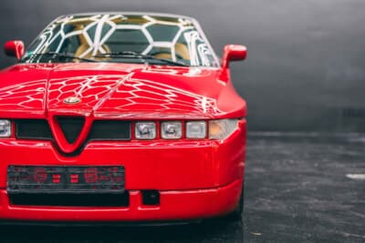 6万9000ユーロ（邦貨換算約1120万円）で落札されたアルファ ロメオ「SZ」（C）Courtesy of RM Sotheby's