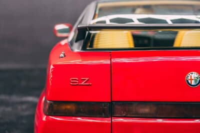 6万9000ユーロ（邦貨換算約1120万円）で落札されたアルファ ロメオ「SZ」（C）Courtesy of RM Sotheby's