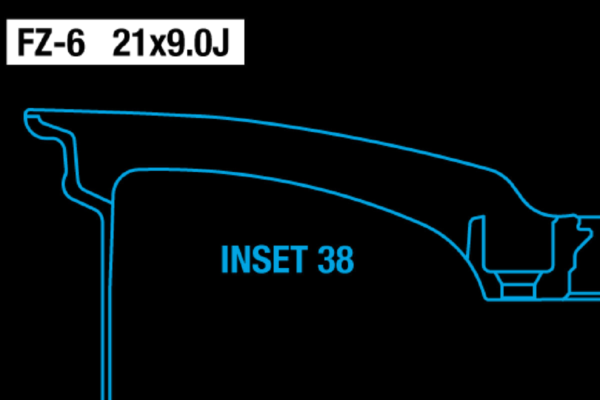 21×9.0Jのスポーク断面