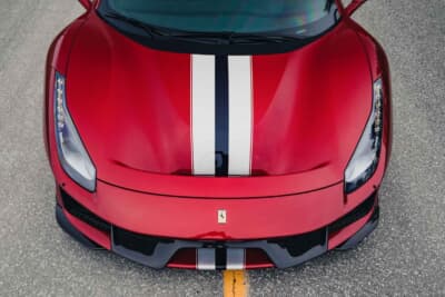 48万3500ドル（邦貨換算約7200万円）で落札されたフェラーリ「488ピスタ クーペ」（C）Courtesy of RM Sotheby's