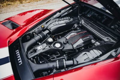 48万3500ドル（邦貨換算約7200万円）で落札されたフェラーリ「488ピスタ クーペ」（C）Courtesy of RM Sotheby's