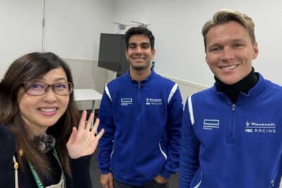マセラティMSGチームのユアン・ダルバラ選手（左）とマキシミリアン・ギュンター選手（右）