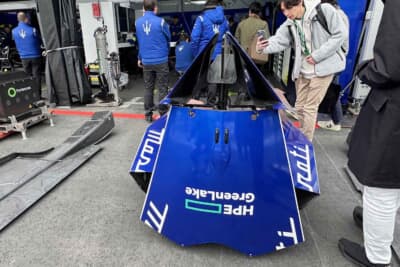 マセラティMSGチームのマシン。決勝レースでは、マキシミリアン・ギュンター選手が逆転優勝！