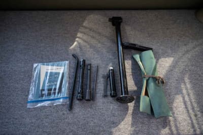 11万2000ドル（邦貨換算約1700万円）で落札されたフォルクスワーゲン「タイプ2 23ウインドウ デラックス マイクロバス」（C）Courtesy of RM Sotheby's