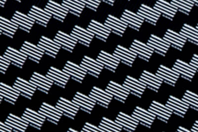モデリスタ ドアハンドルプロテクター ブラック 柄アップ