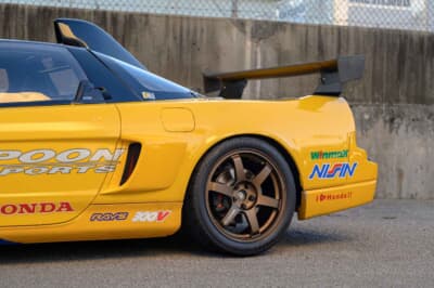 36万8000ドル（邦貨換算約5480万円）で落札されたホンダ「NSX-R GT by Spoon」（C）Bonhams